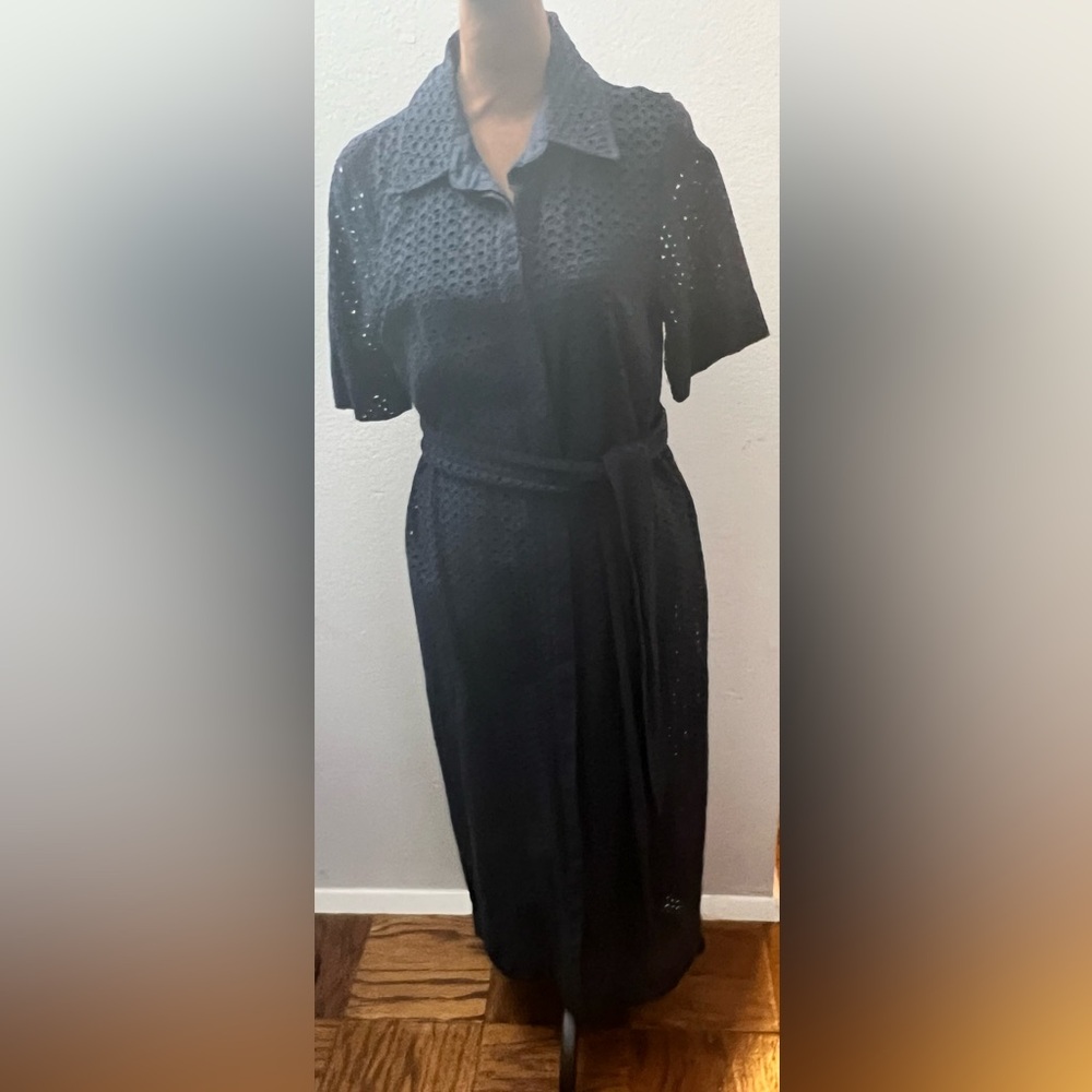 H&M Eyelet dress with belt